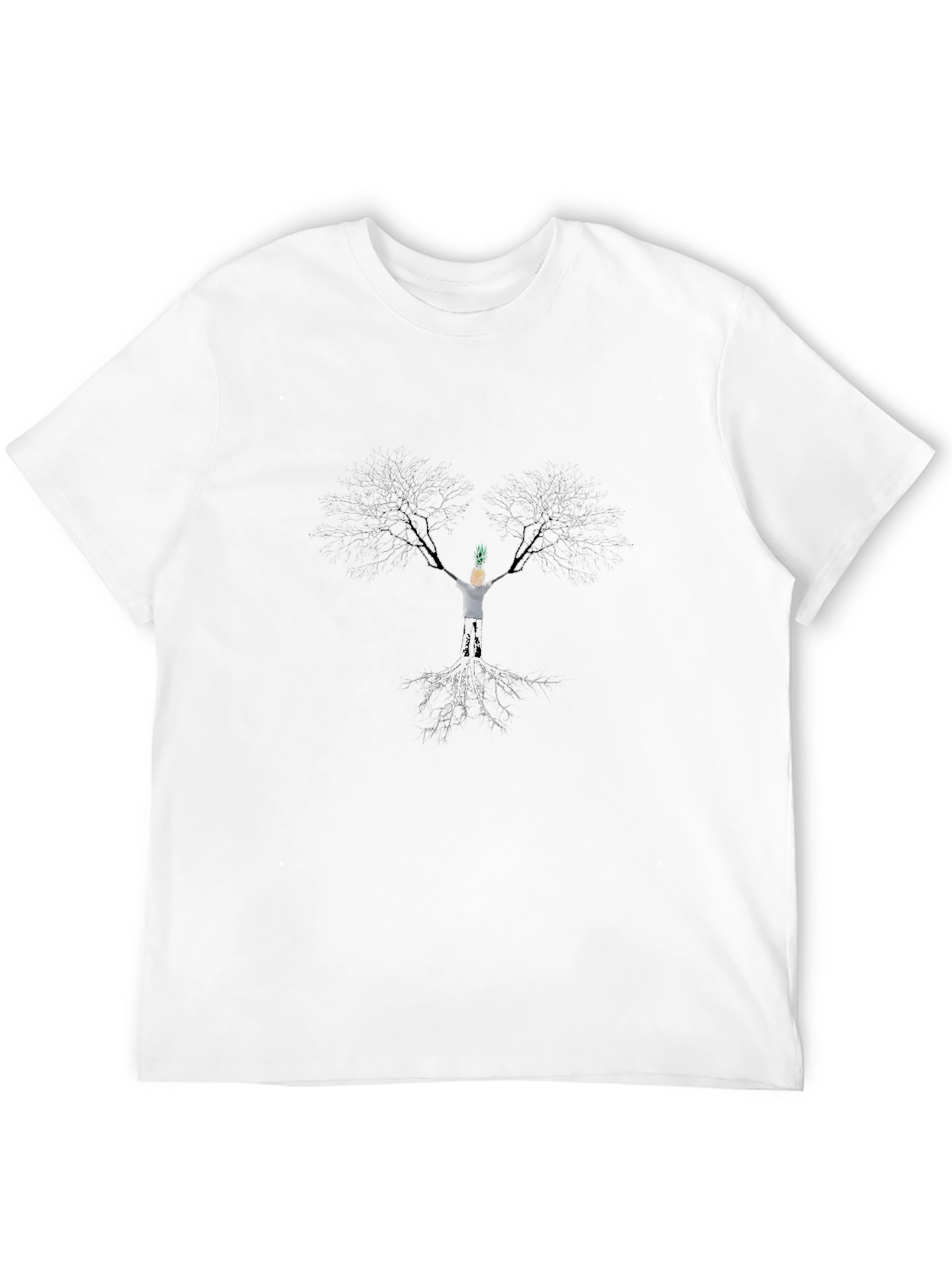 Pineapple Head Tree Roots T-Shirt