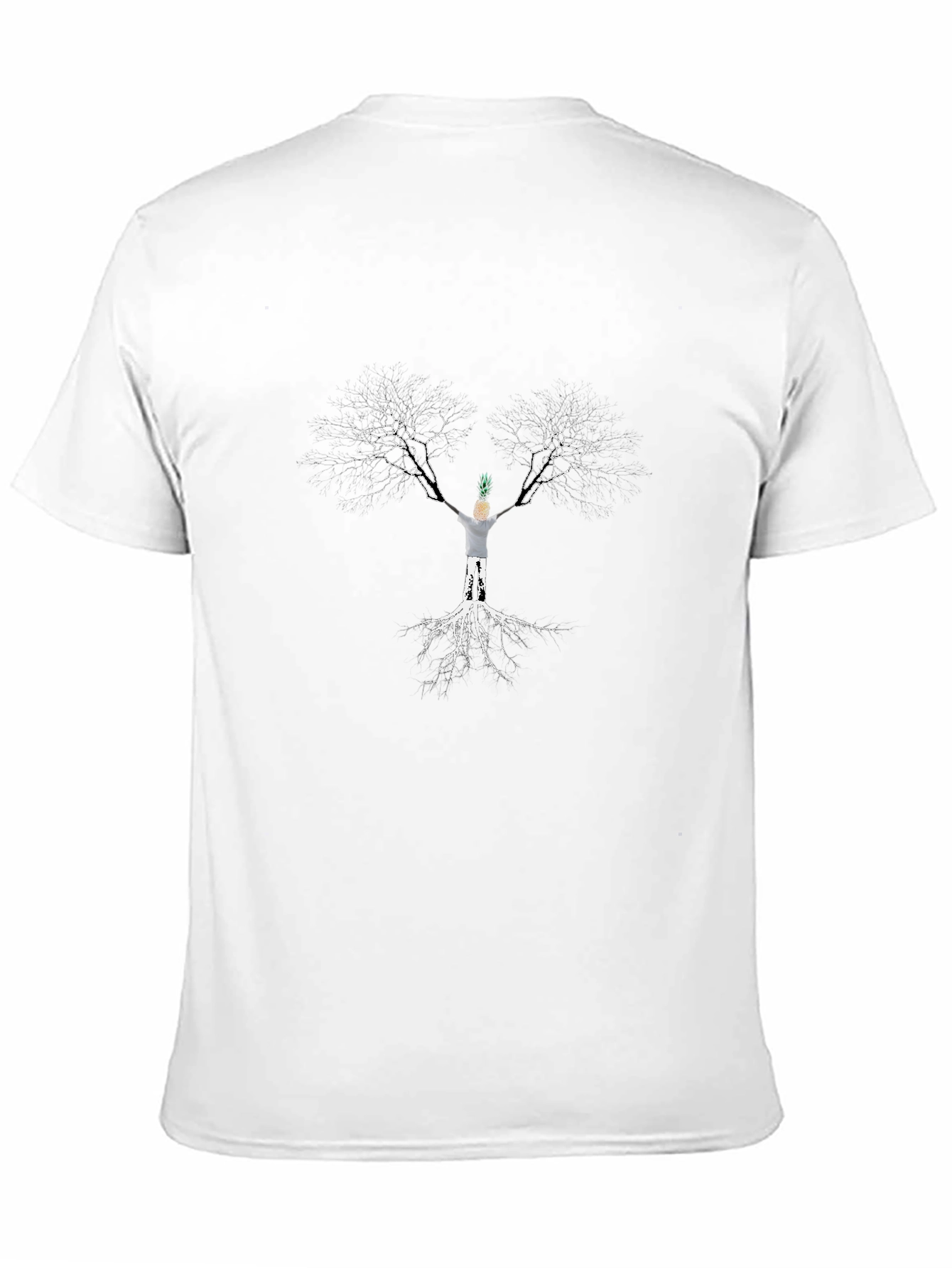 Pineapple Head Tree Roots T-Shirt
