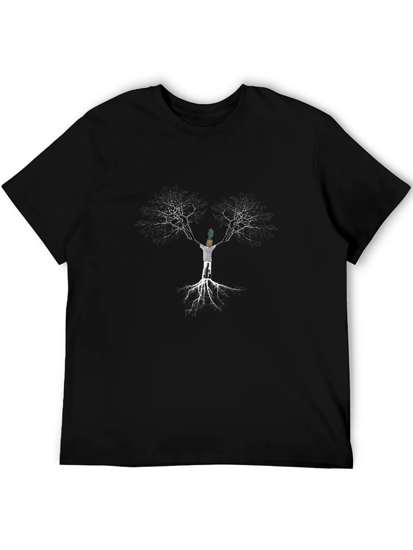 Pineapple Head Tree Roots T-Shirt