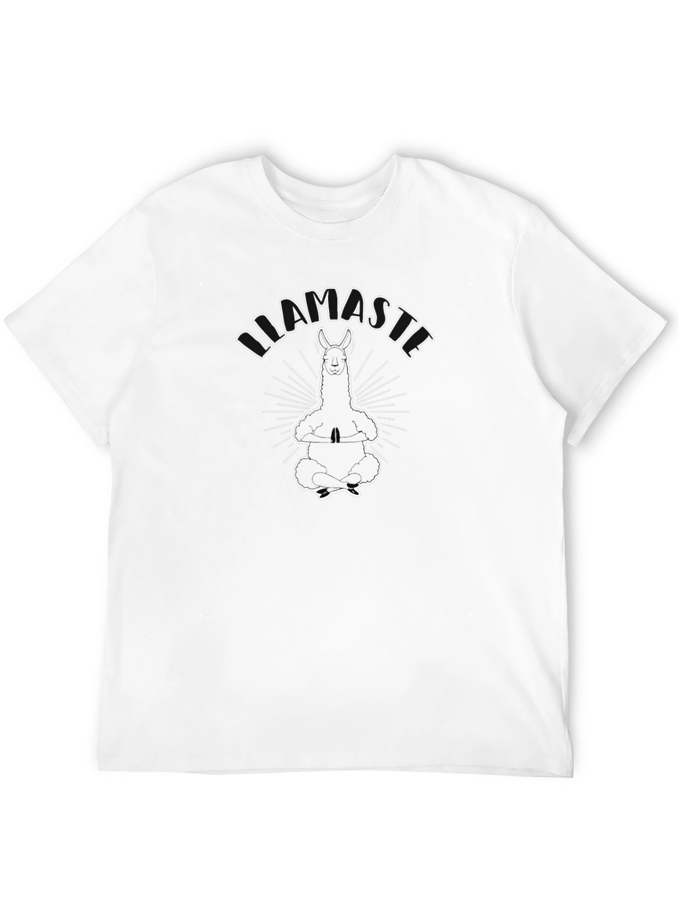 Llamaste Yoga T-Shirt - Funny Meditating Llama Tee