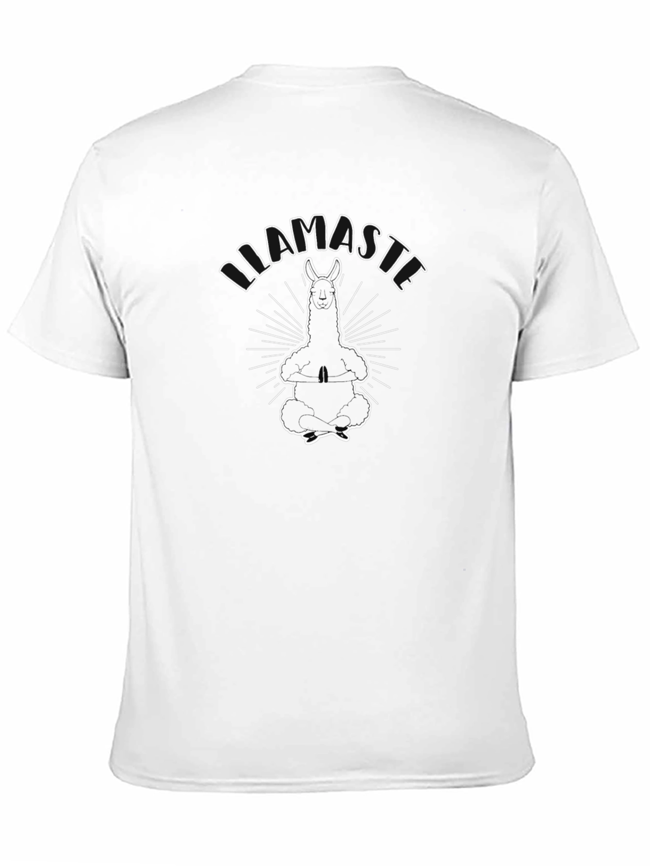 Llamaste Yoga T-Shirt - Funny Meditating Llama Tee