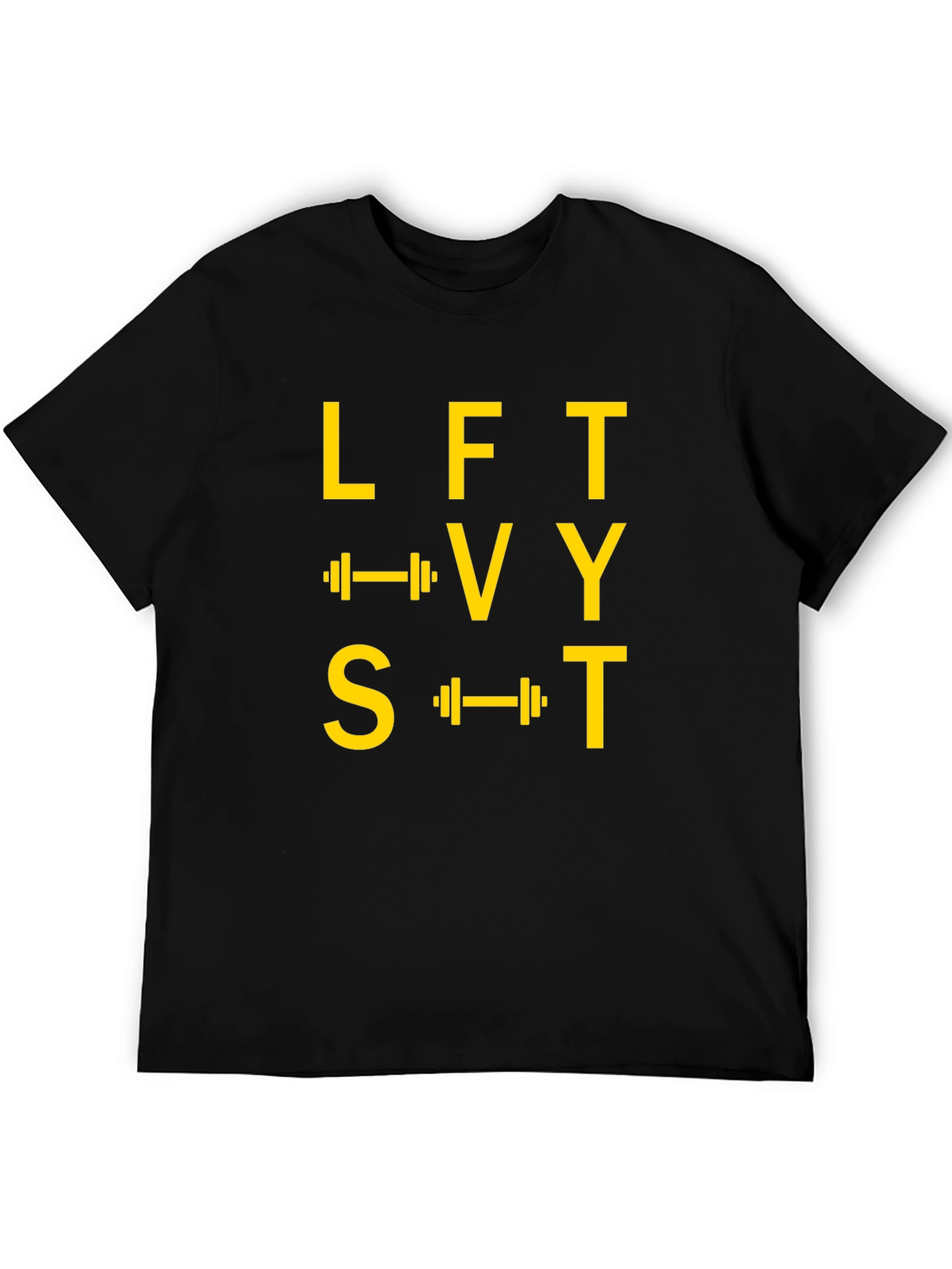 Lift Heavy S*** Black Graphic Tee