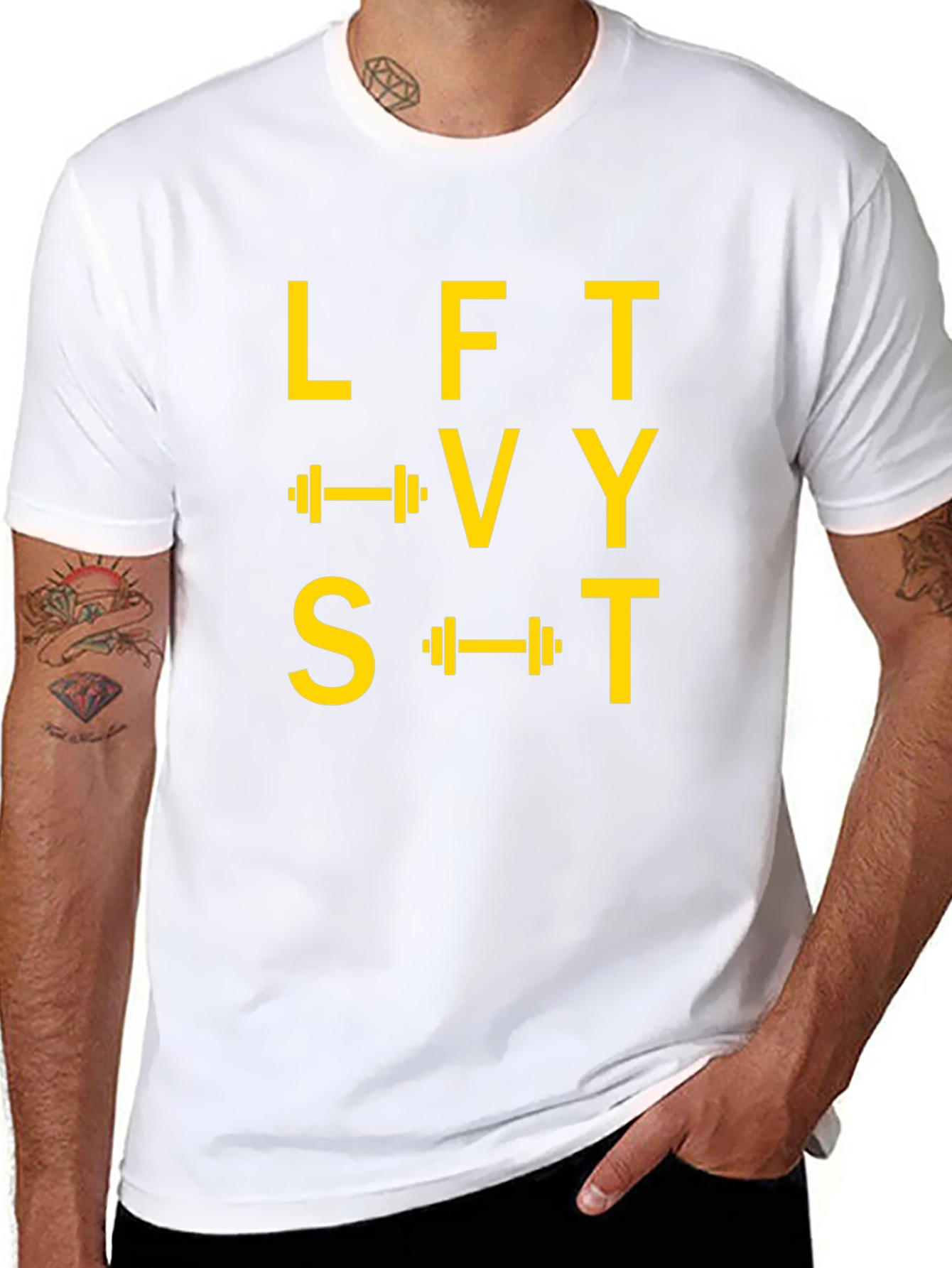 Lift Heavy S*** Black Graphic Tee