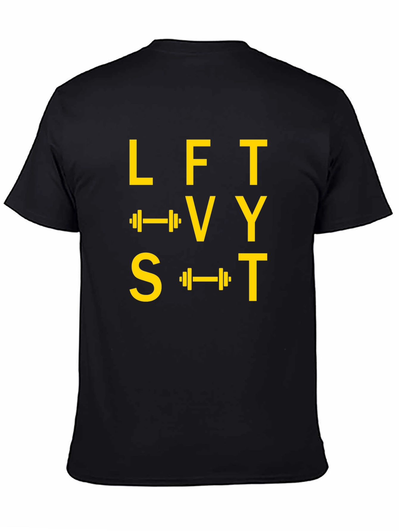 Lift Heavy S*** Black Graphic Tee