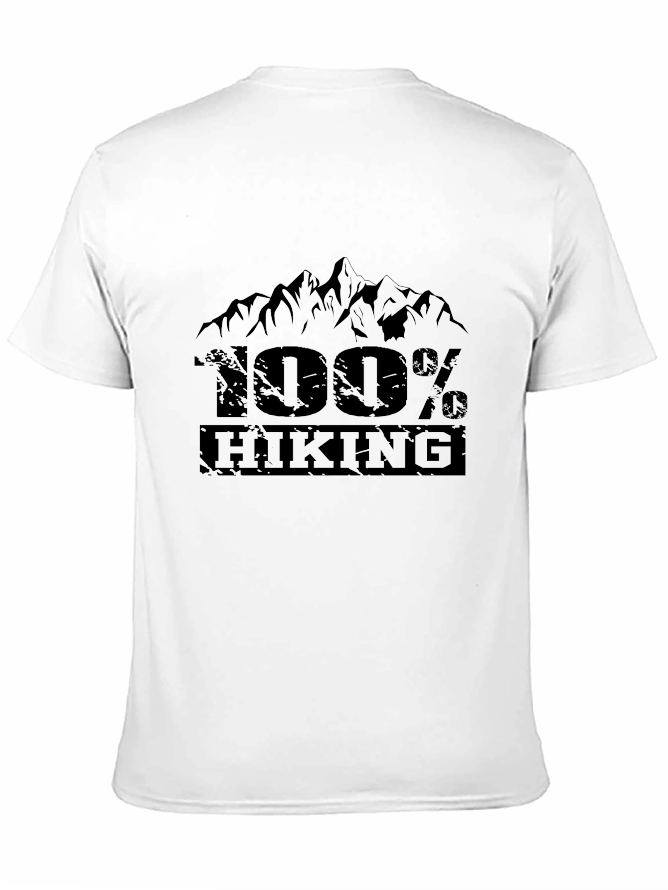 100% Hiking Graphic Tee - Black