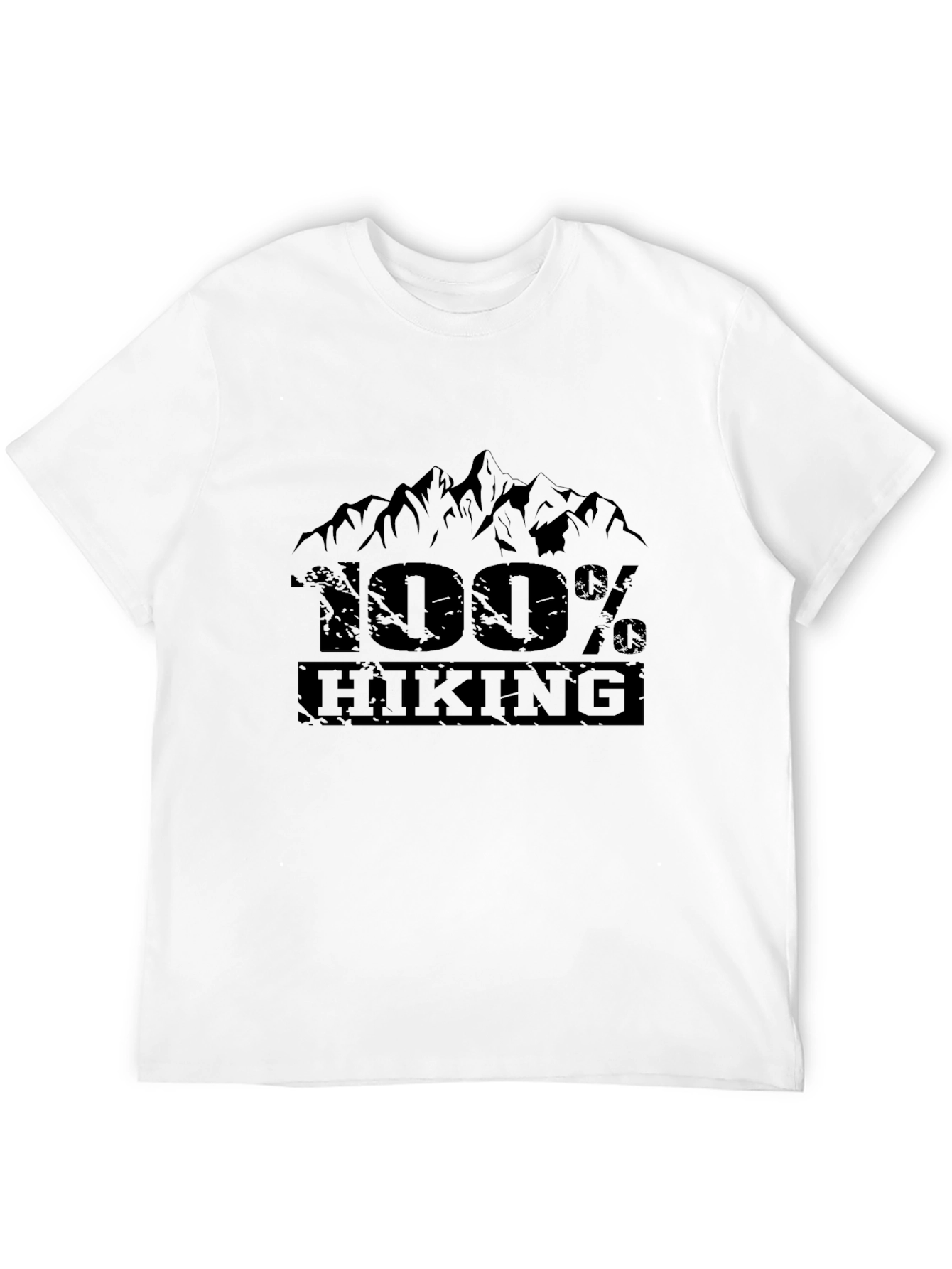 100% Hiking Graphic Tee - Black