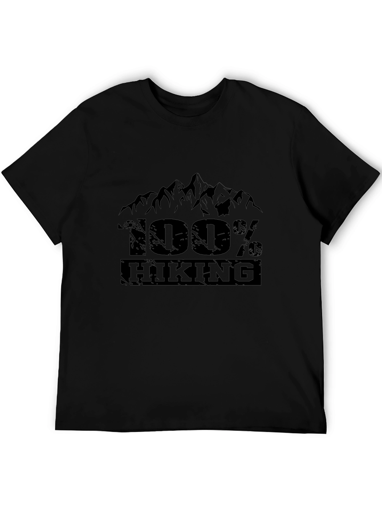 100% Hiking Graphic Tee - Black