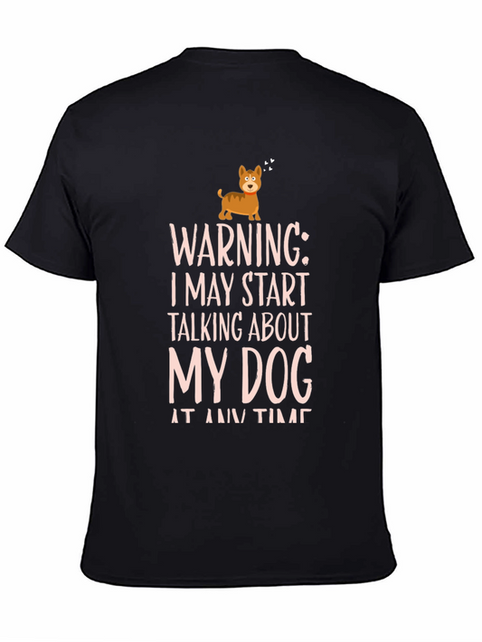 Warning Dog Talk T-Shirt