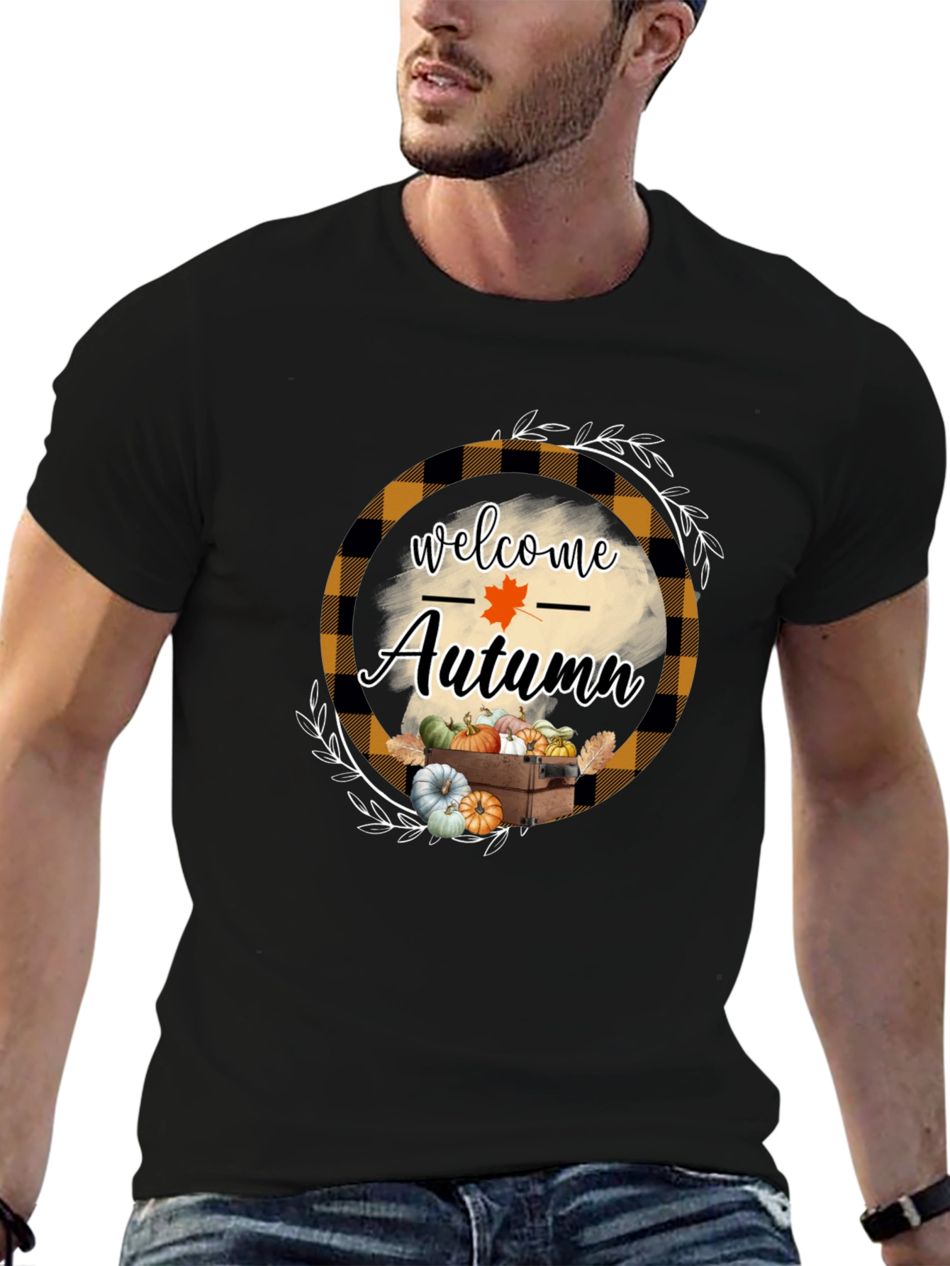 Welcome Autumn Graphic Tee - Fall Harvest