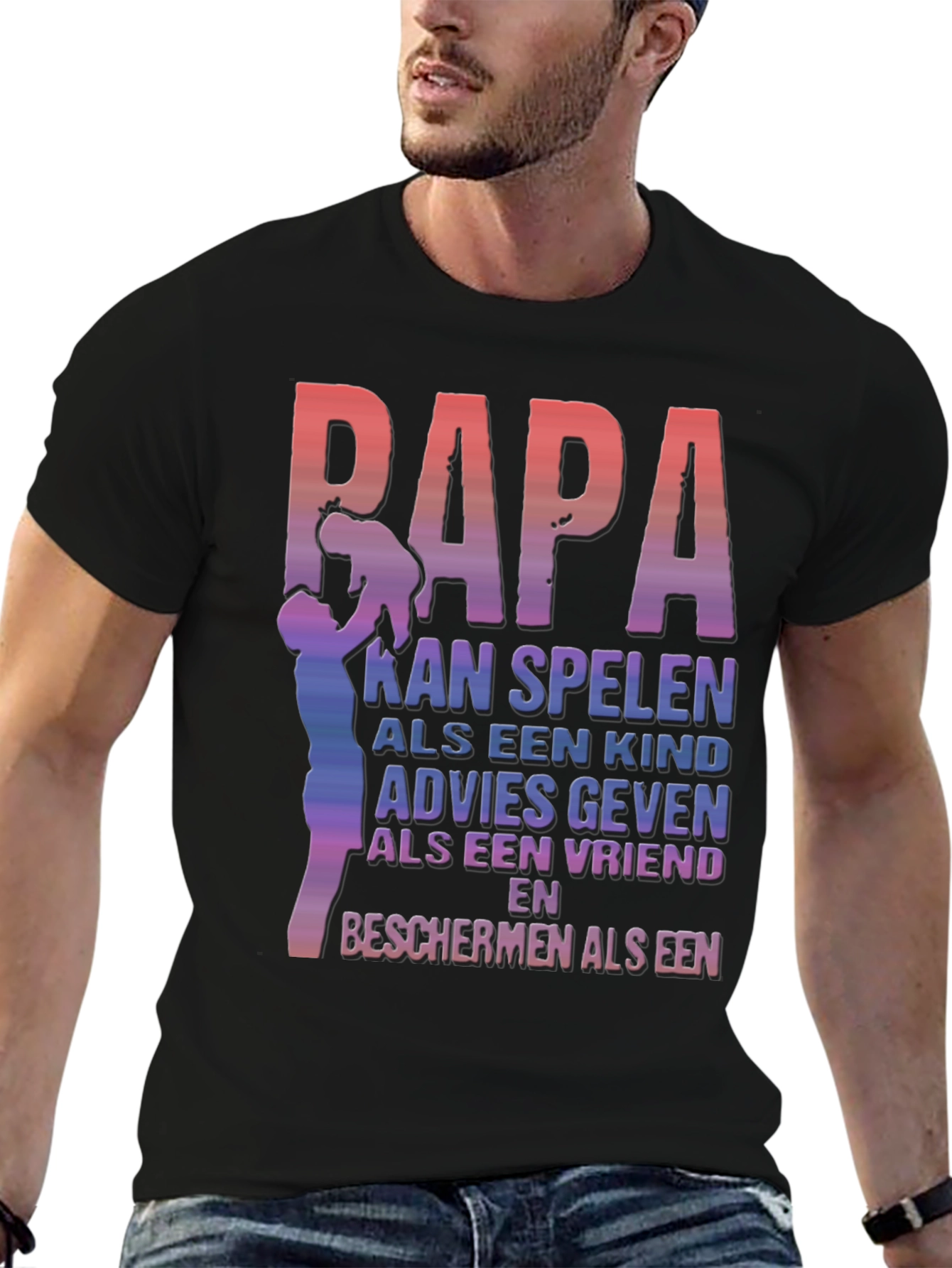 Papa T-Shirt: Dutch Fathers Day Gift