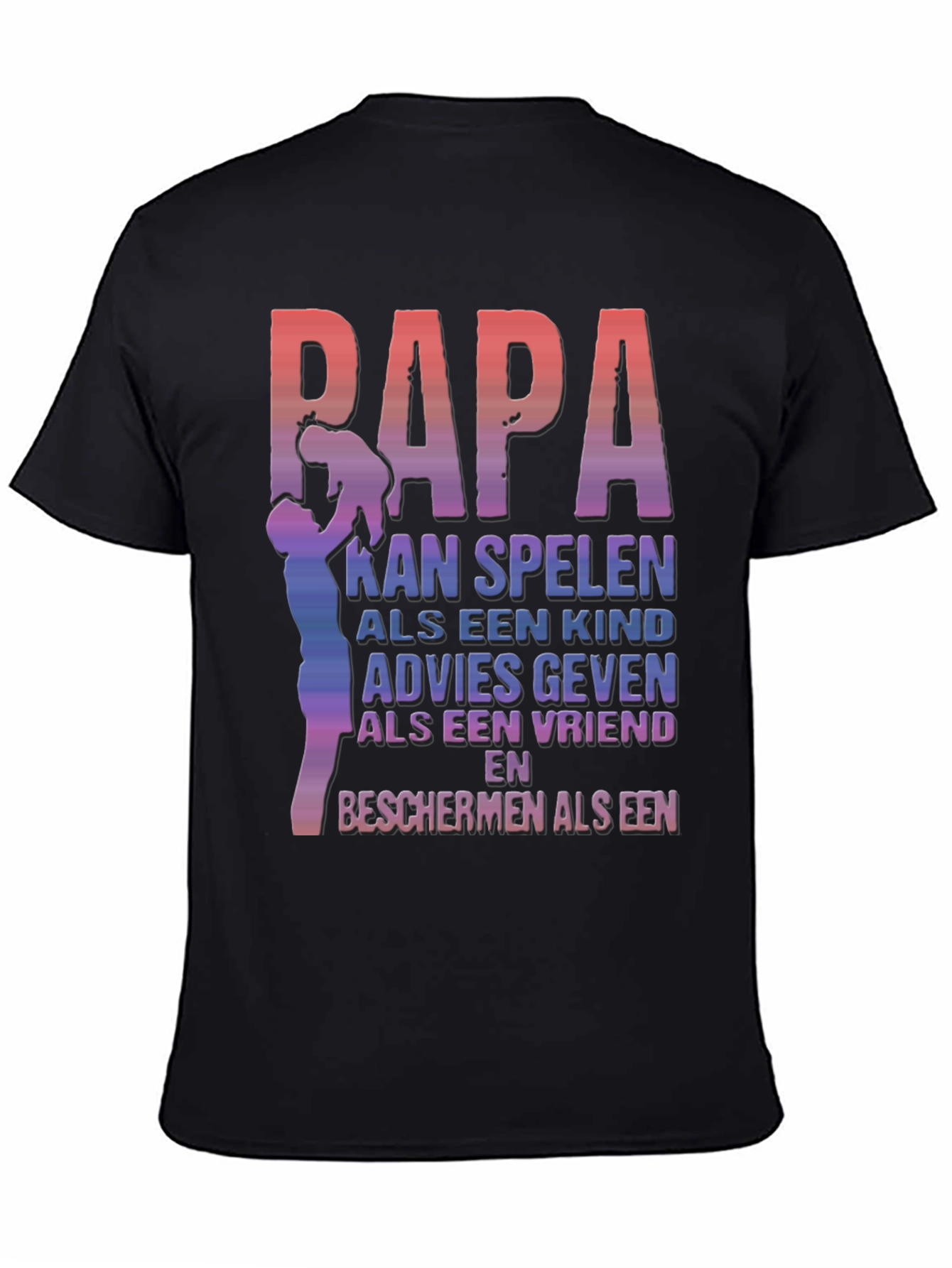 Papa T-Shirt: Dutch Fathers Day Gift