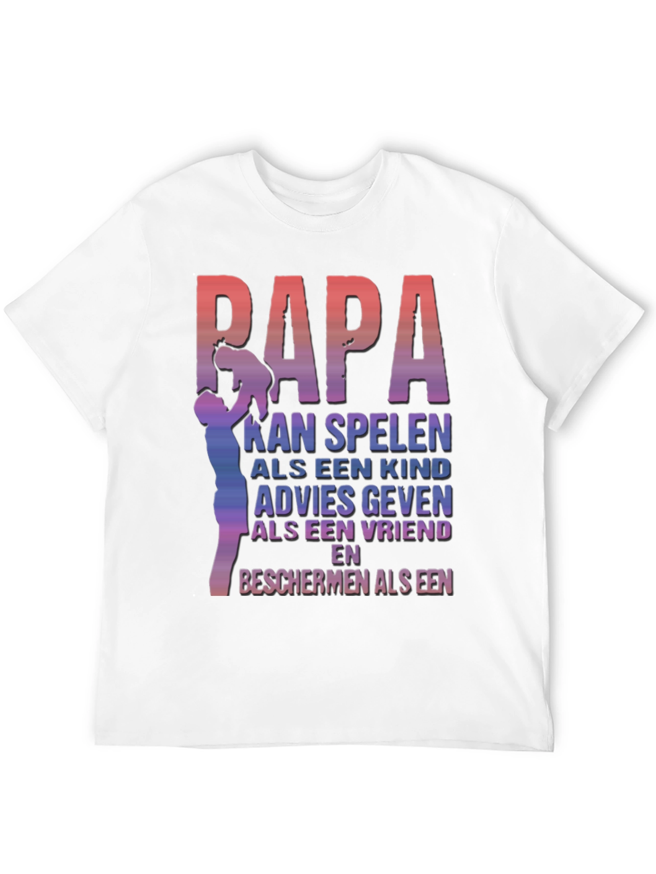Papa T-Shirt: Dutch Fathers Day Gift