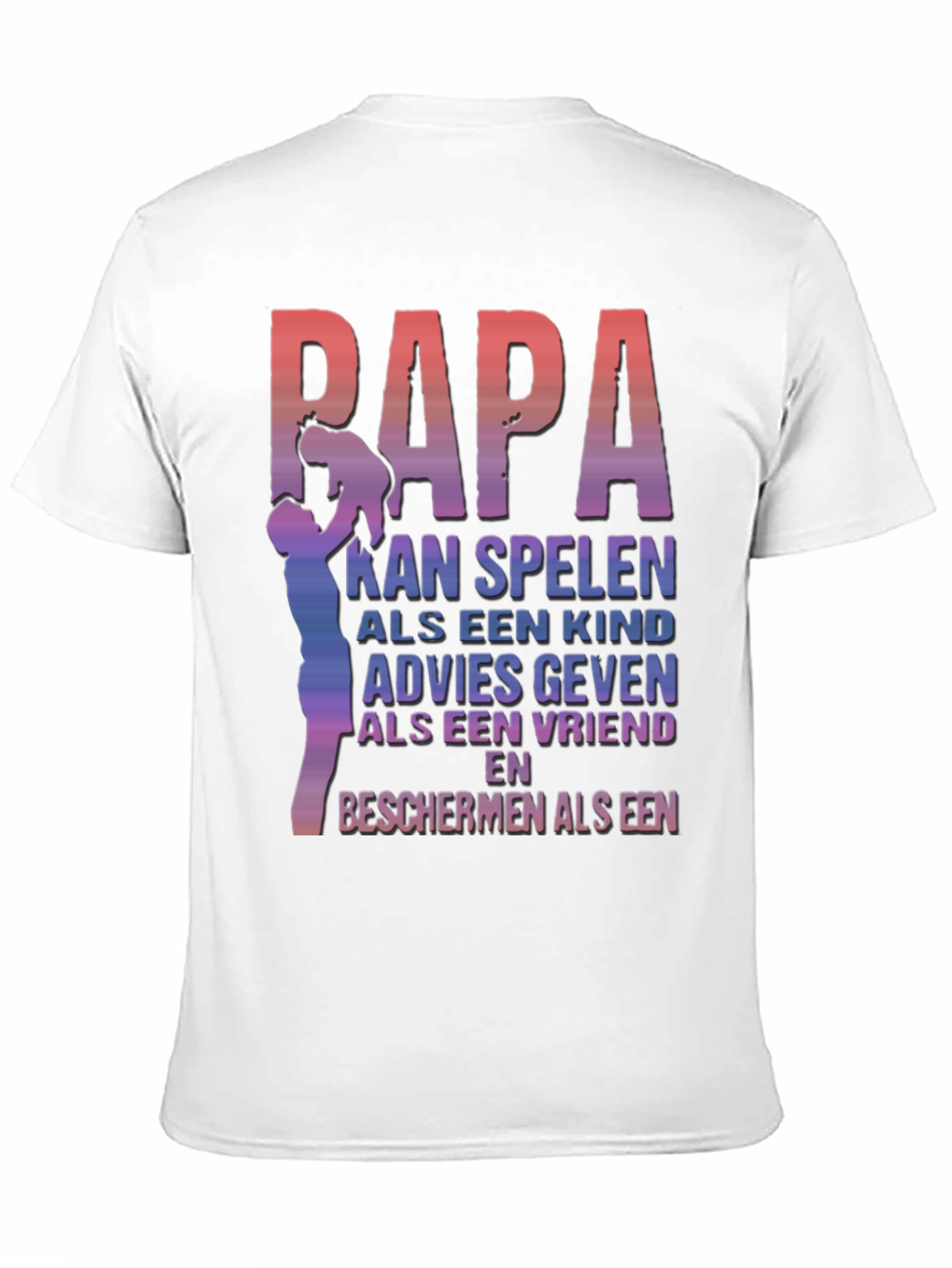 Papa T-Shirt: Dutch Fathers Day Gift