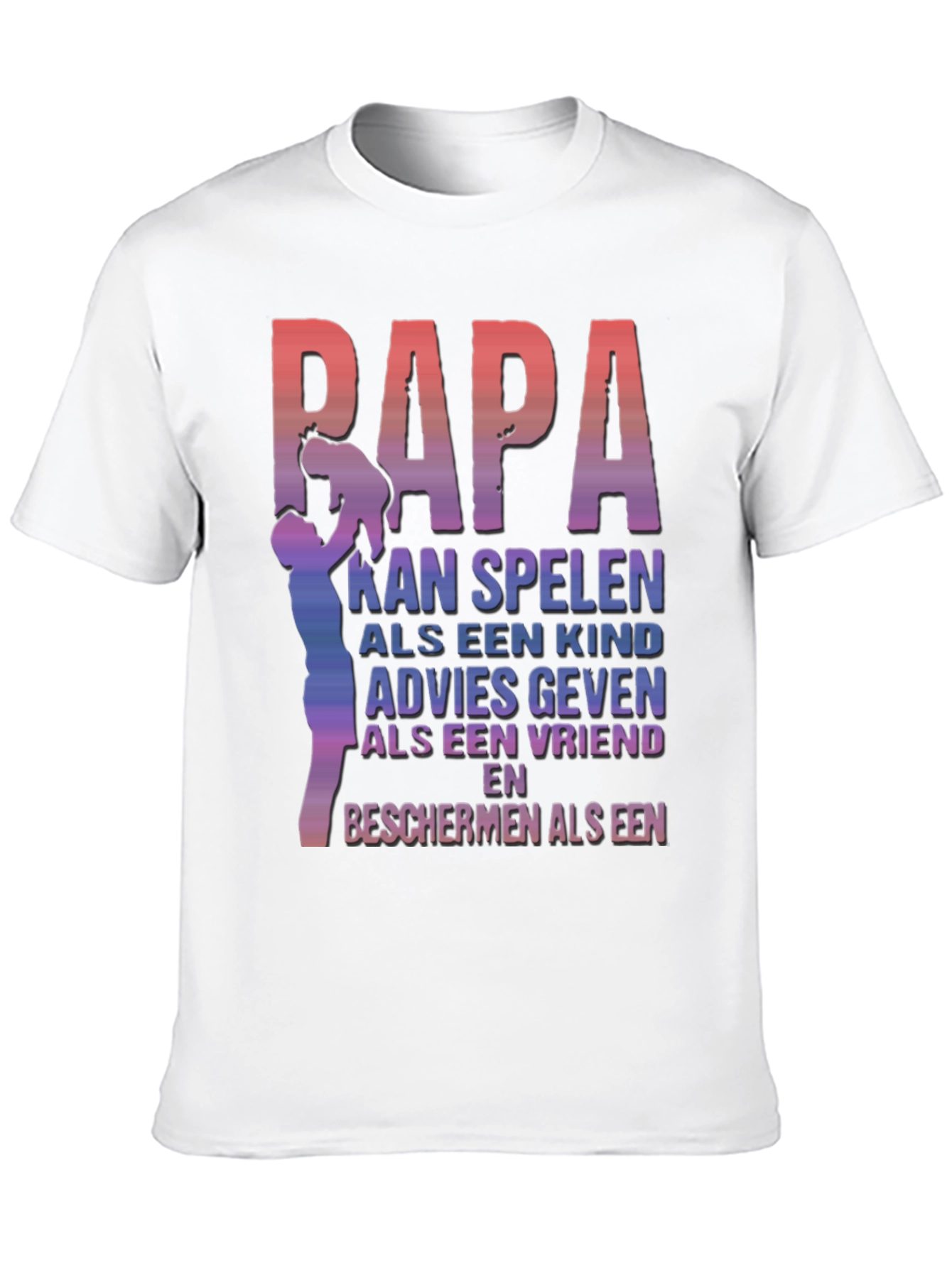 Papa T-Shirt: Dutch Fathers Day Gift