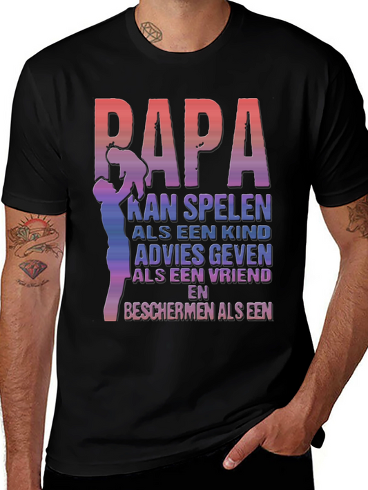 Papa T-Shirt: Dutch Fathers Day Gift