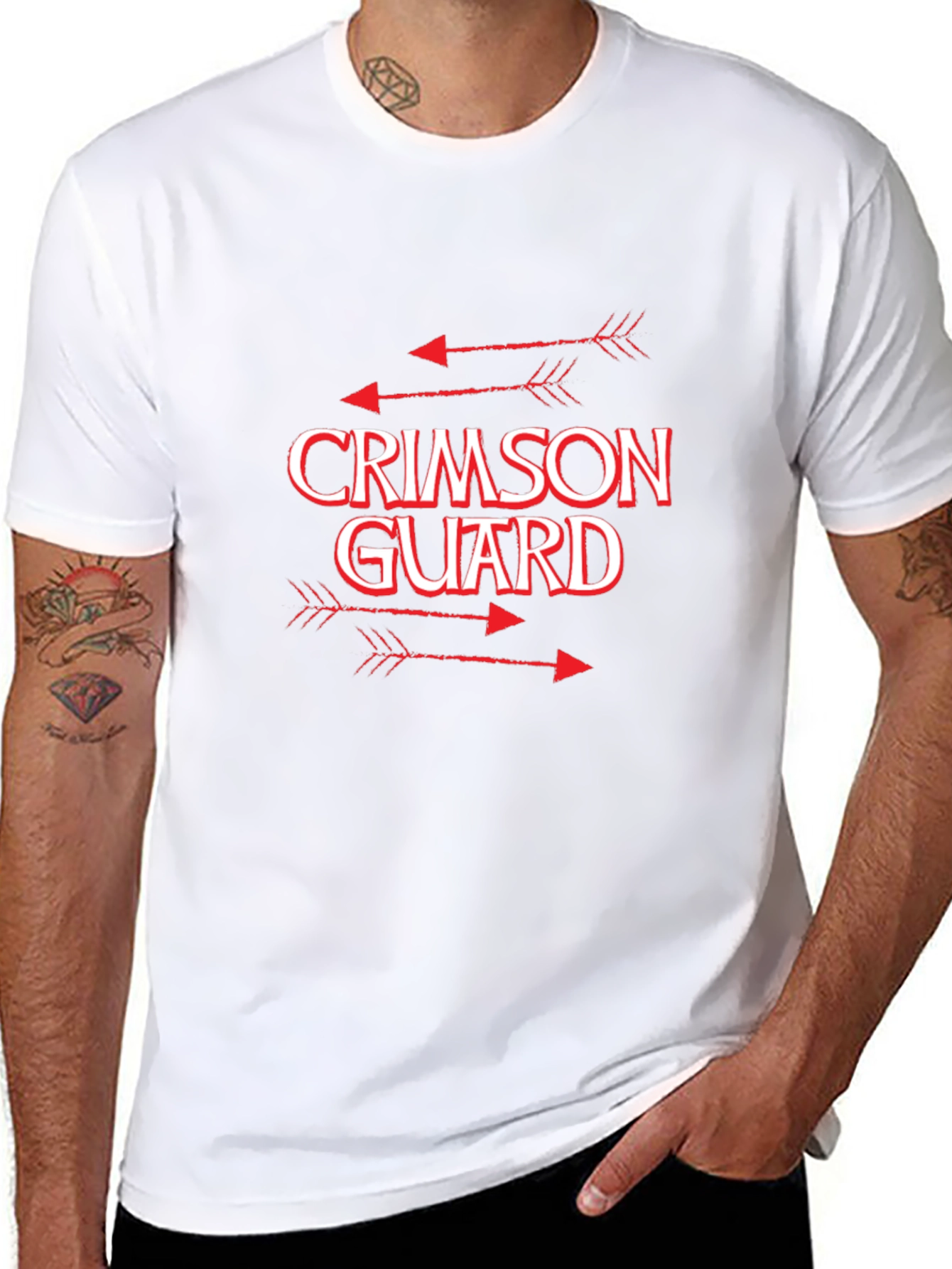 Crimson Guard T-Shirt Arrow Graphic