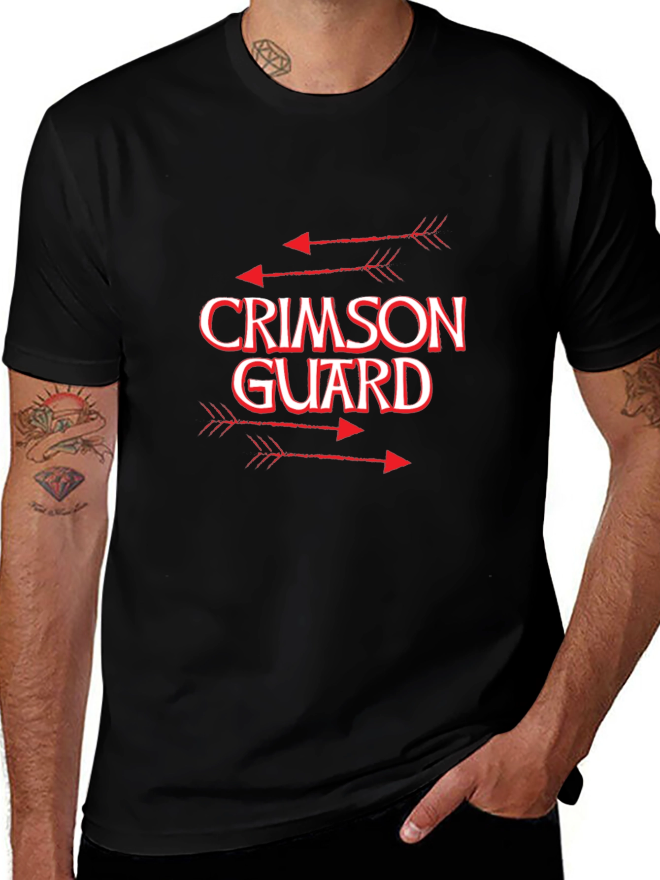 Crimson Guard T-Shirt Arrow Graphic