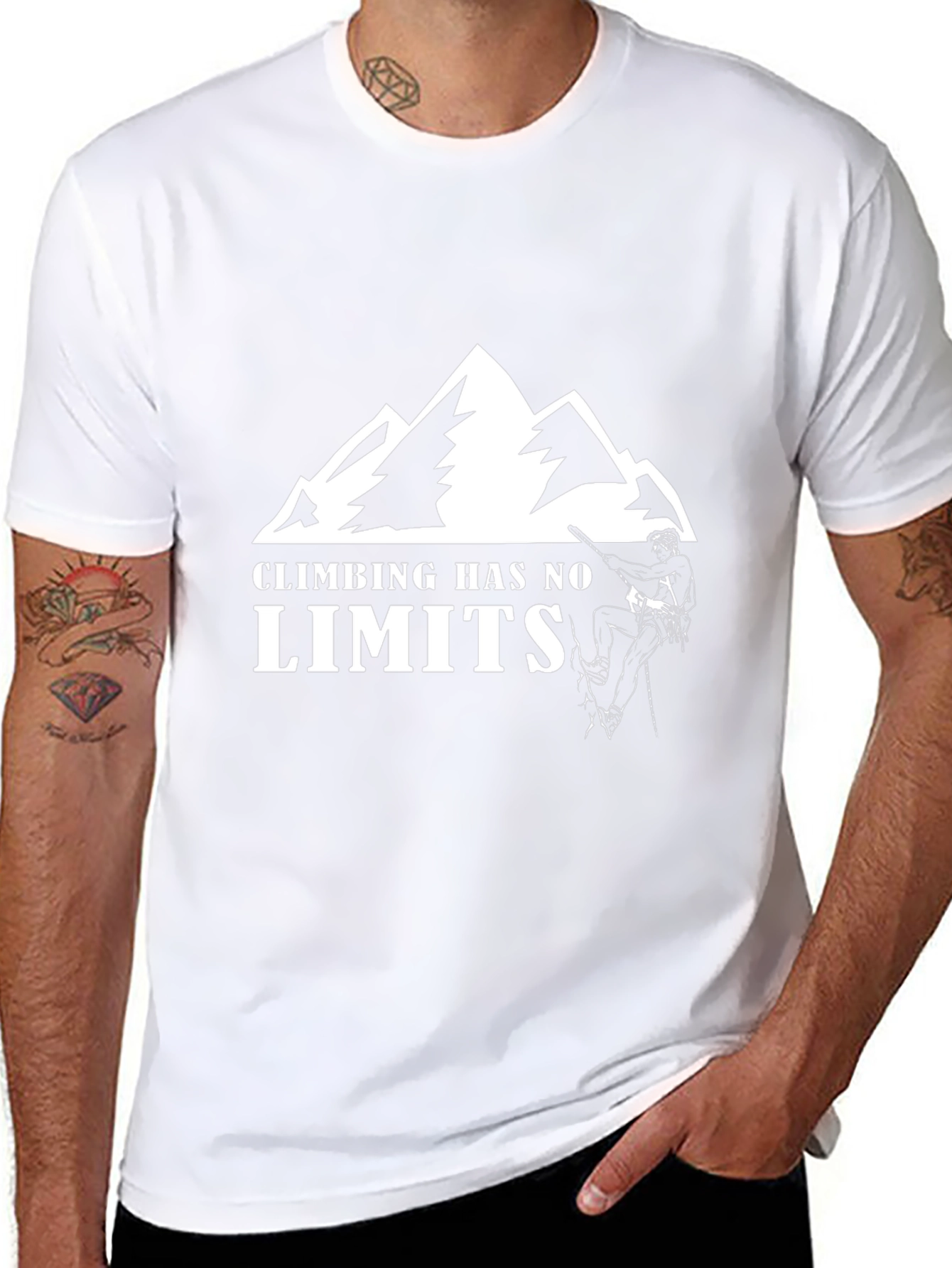 Climbing Has No Limits Graphic Tee