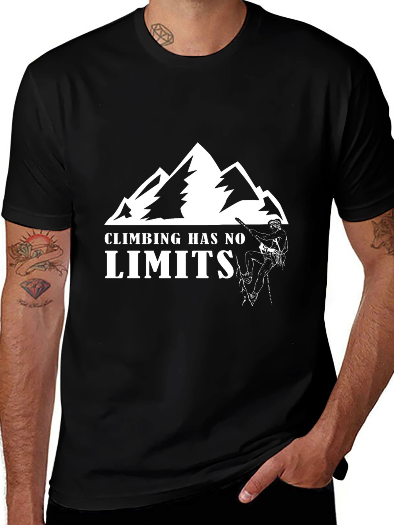 Climbing Has No Limits Graphic Tee