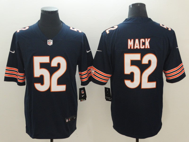 Men's Chicago Bears #52 Khalil Mack Season Jerseys Blue