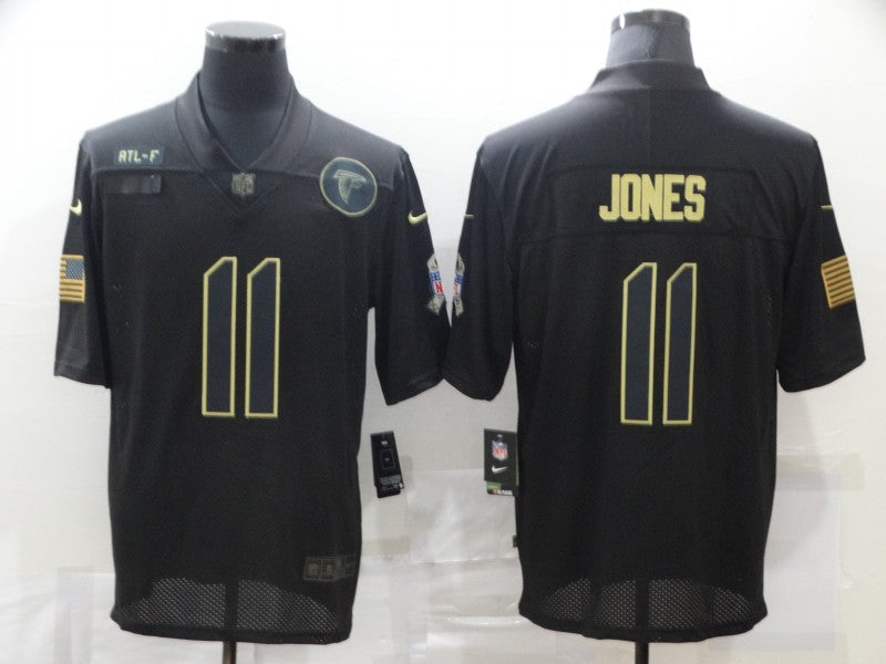 Men's Atlanta Falcons Julio Jones #11 Black Player Game Jerseys