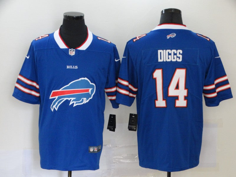 Men's Buffalo Bills Stefon Diggs #14 Blue Game Jerseys