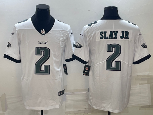 Men's Philadelphia Eagles Darius Slay Jr. #2 White Game Jerseys