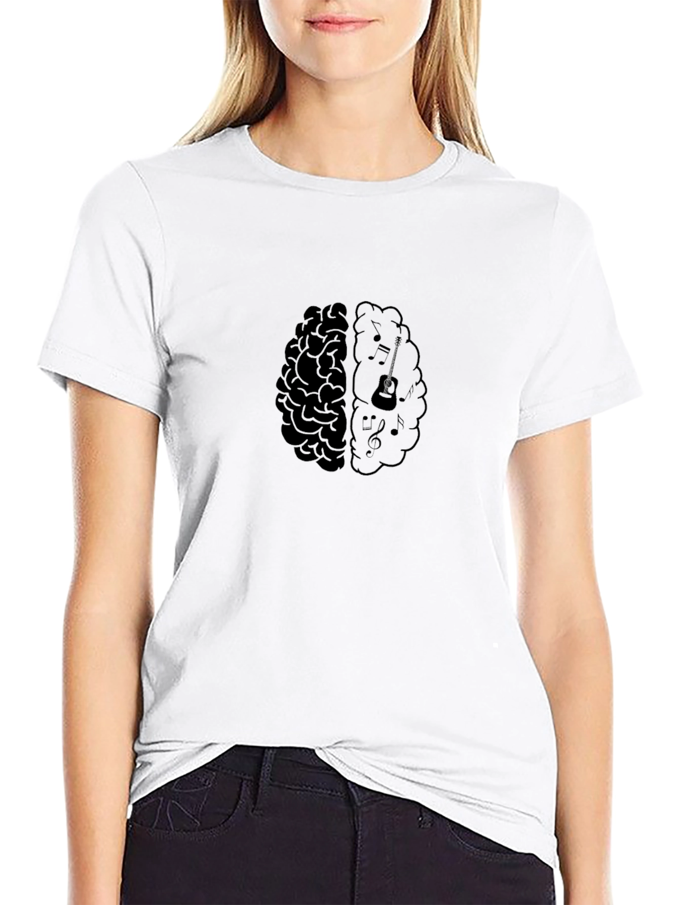 Musical Mind T-Shirt - Brain Graphic Tee