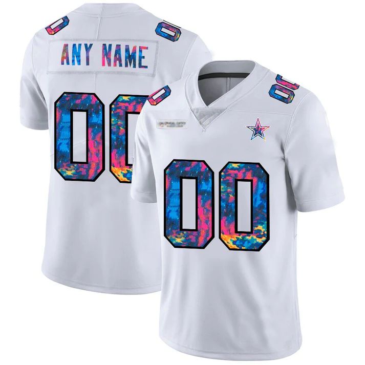 Custom1 Dallas Cowboys White Crucial Catch Vapor Limited Jerseys Stitched Jerseys Football Jerseys