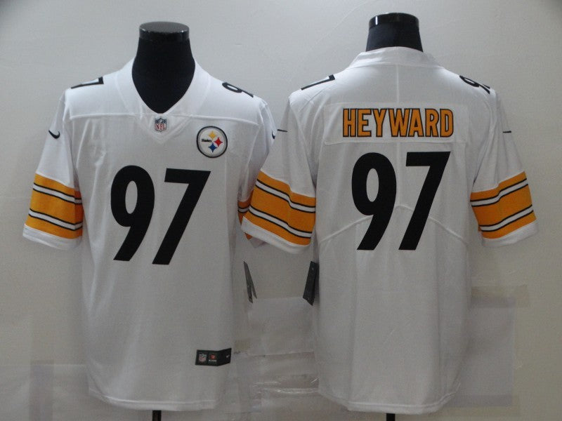 Men's Pittsburgh Steelers Cameron Heyward #97 White Game Jerseys