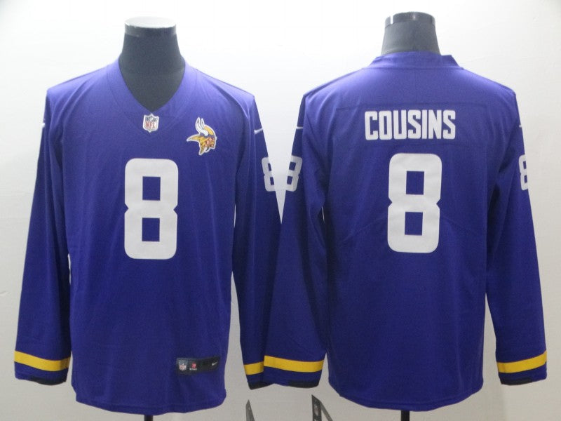 Men's Minnesota Vikings Kirk Cousins #8 Purple Game Player Jerseys