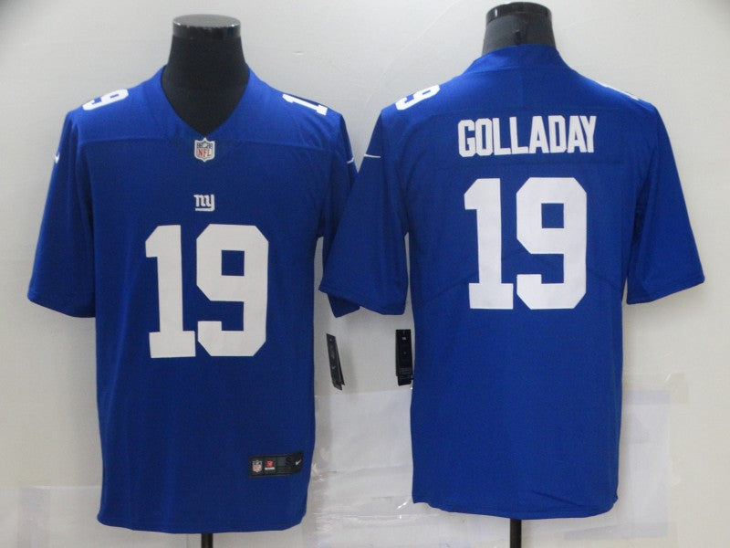 Men's New York Giants Kenny Golladay #19 Blue Game Jerseys
