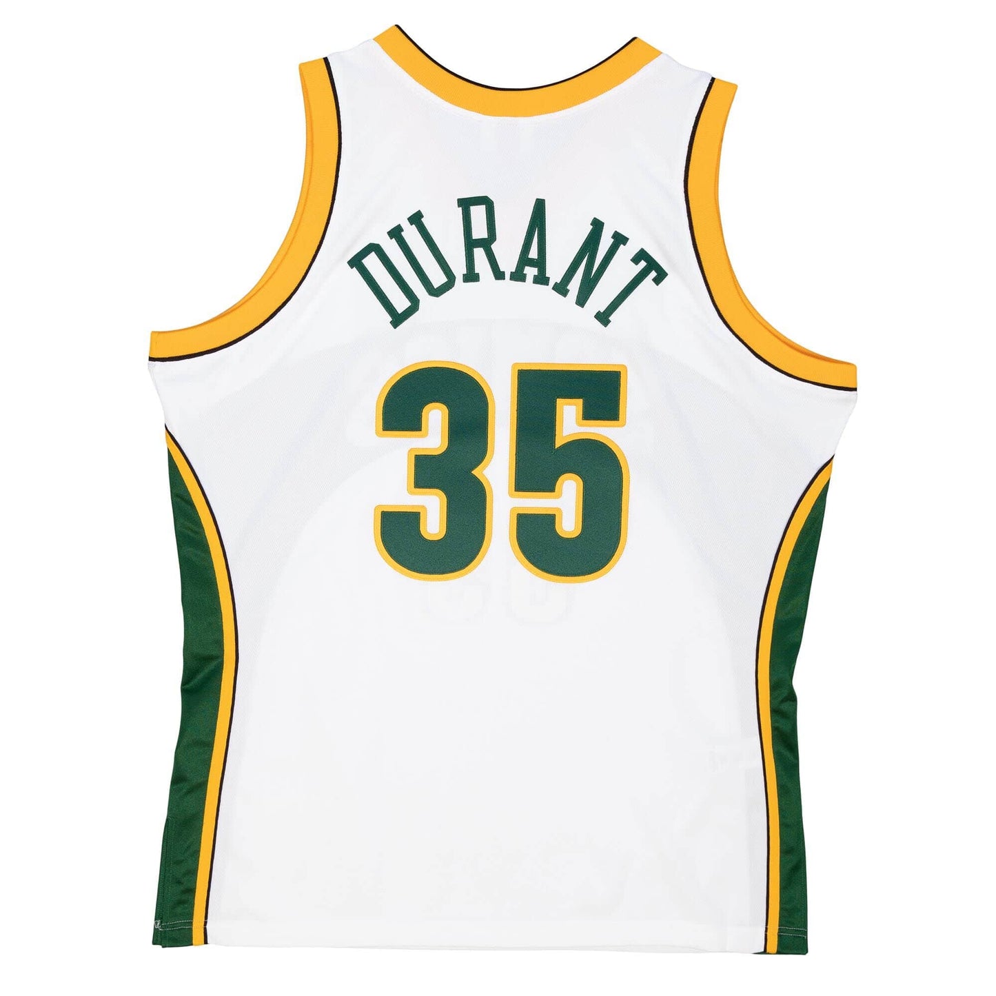 SuperSonics white 2007-08 Mitchell Retro Jersey-Kevin Durant
