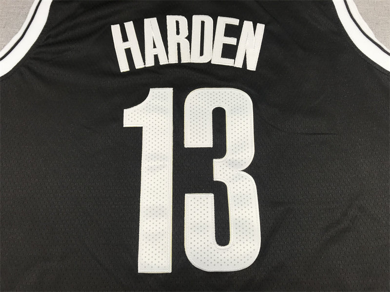 Men's Brooklyn Nets James Harden Black 2021/22 Diamond Swingman Jerseys
