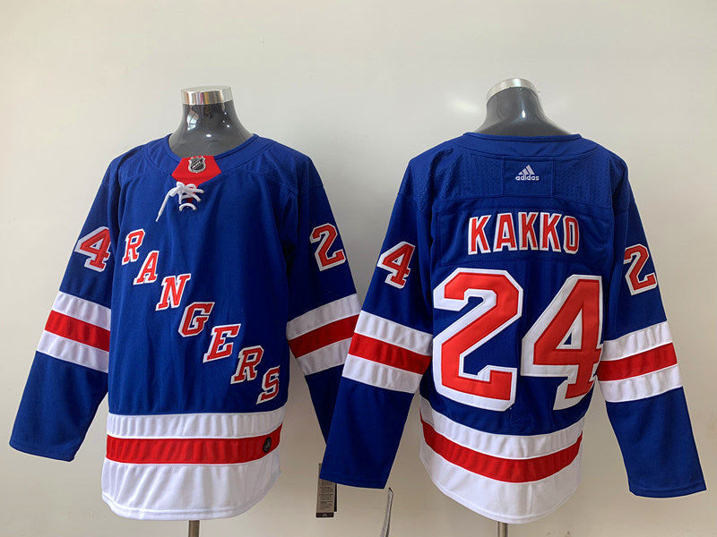 Men's New York Rangers Kaapo Kakko #24 Blue Player Jerseys