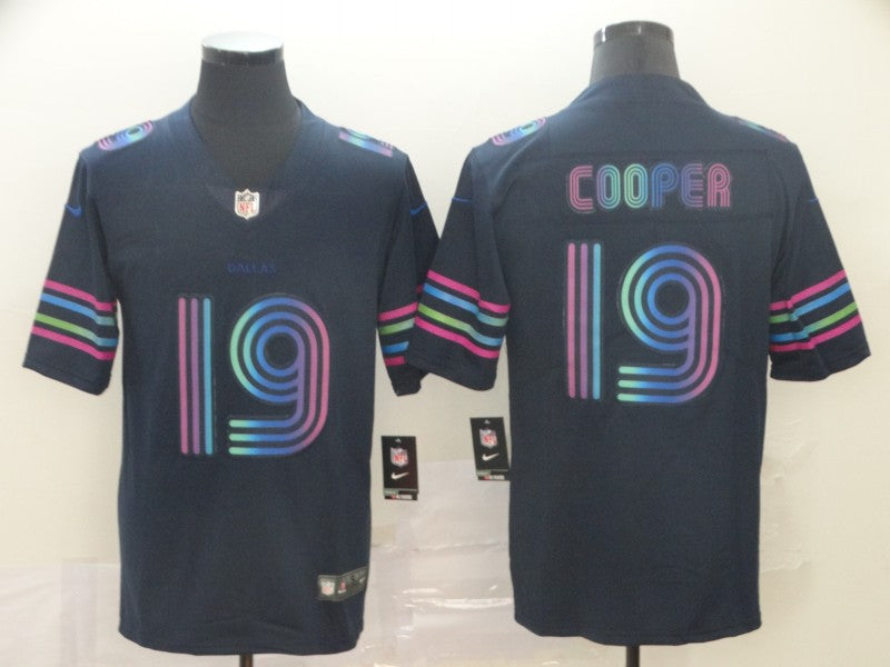 Men's Dallas Cowboys Amari Cooper #19 Navy City Edition Game Jerseys