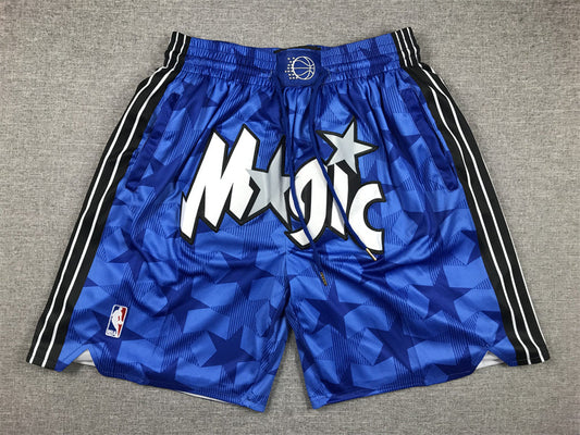 Men's Orlando Magic Blue 2023/24 Pocket Shorts1 Classic Edition
