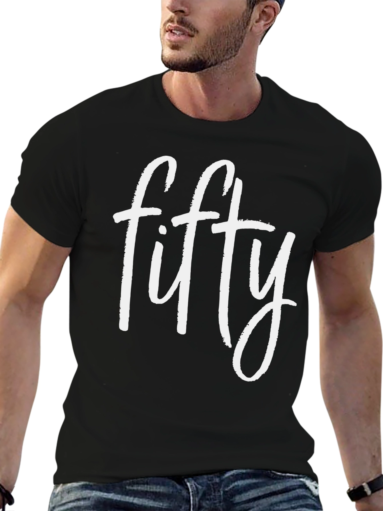 Fifty Graphic Tee - Birthday Gift Idea