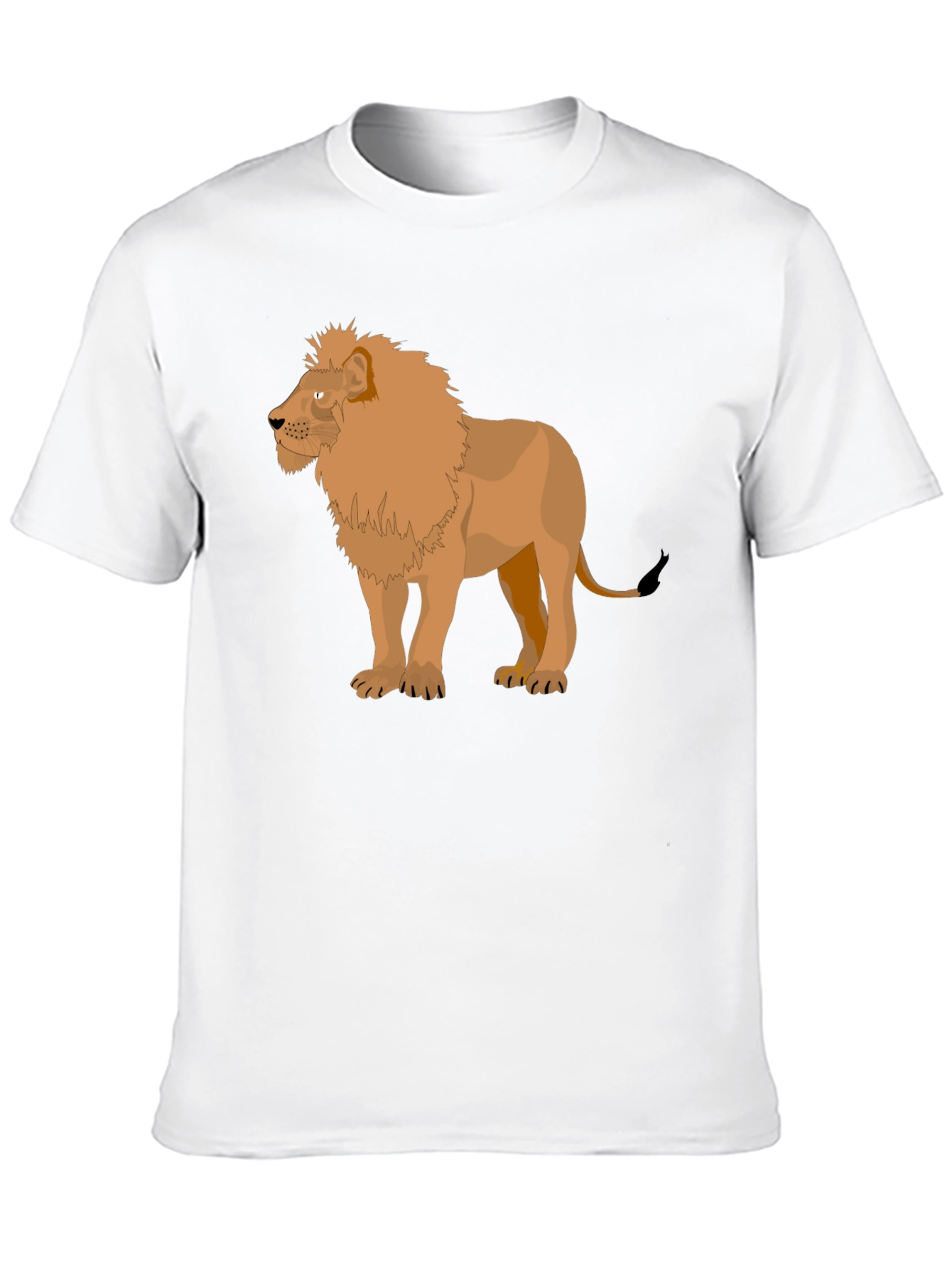 Lion Graphic Tee - Mens Black T-Shirt