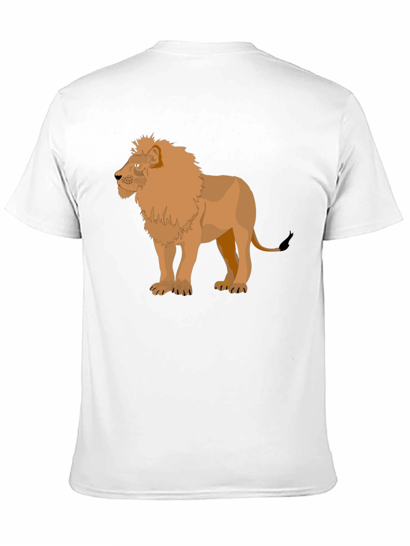 Lion Graphic Tee - Mens Black T-Shirt