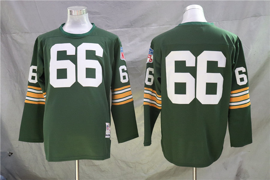Men's Green Bay Packers Ray Nitschke Mitchell & Ness Green Legacy Replica Jerseys