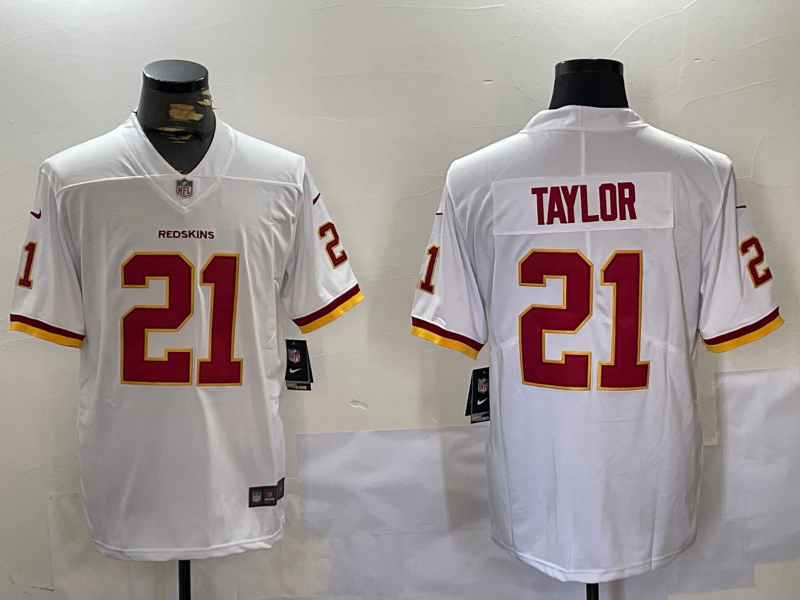 Men's Washington Commanders Sean Taylor #21 White Player Game Jerseys