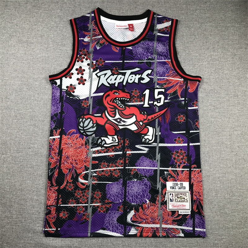 Men's Toronto Raptors Vince Carter #15 Year of Rabbit Edition Hardwood Classics Swingman Jerseys
