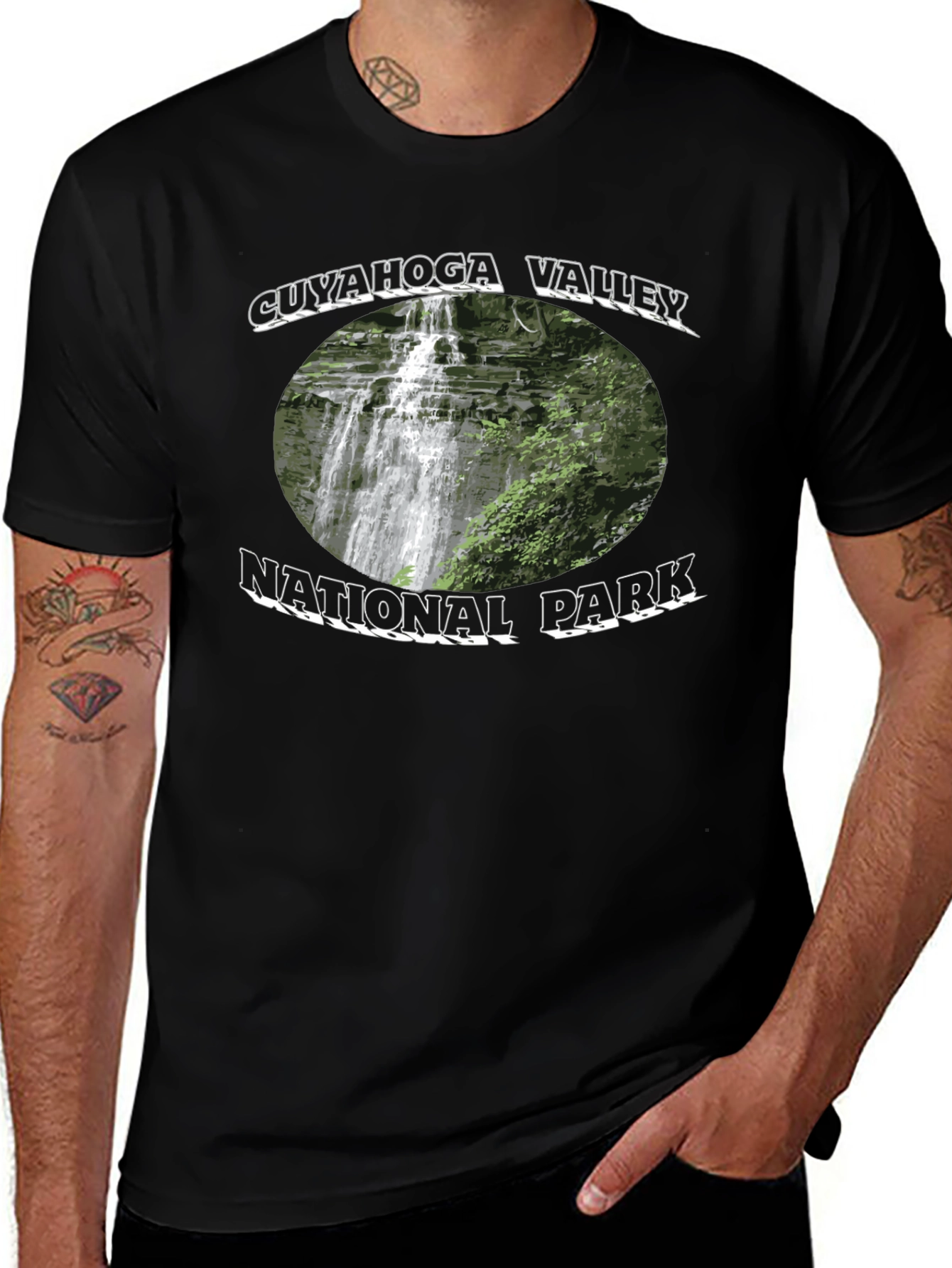Cuyahoga Valley National Park Black T-Shirt