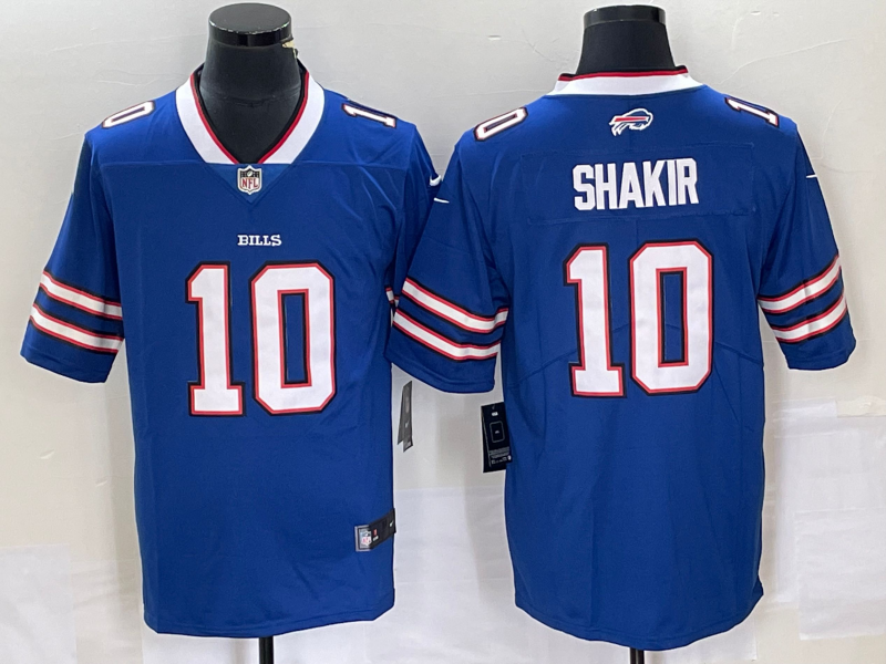 Men's Buffalo Bills Khalil Shakir #10 Royal Game Jerseys