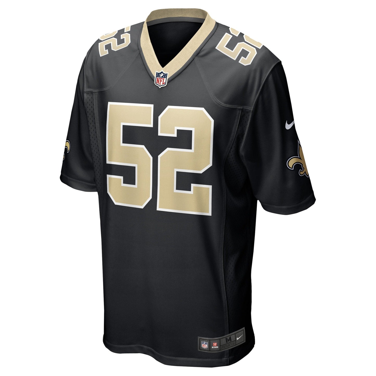 D'Marco Jackson New Orleans Saints Nike Game   Jersey - Black