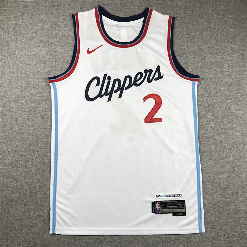 Men's LA Clippers Kawhi Leonard #2 White Swingman Jerseys