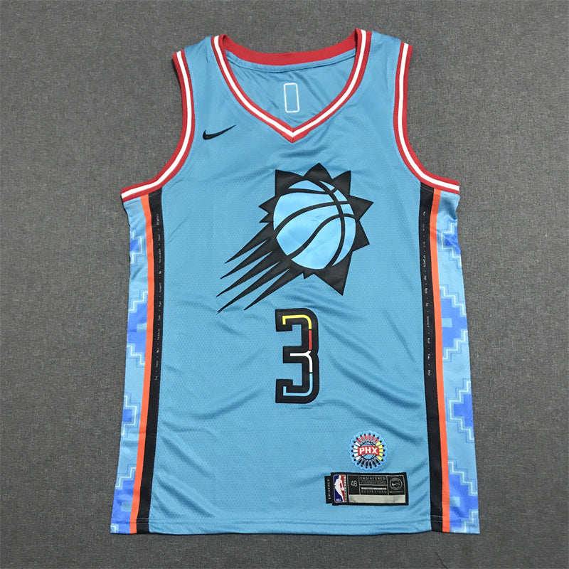 Men's Phoenix Suns Chris Paul #3 Turquoise 2022/23 Swingman Jerseys - City Edition