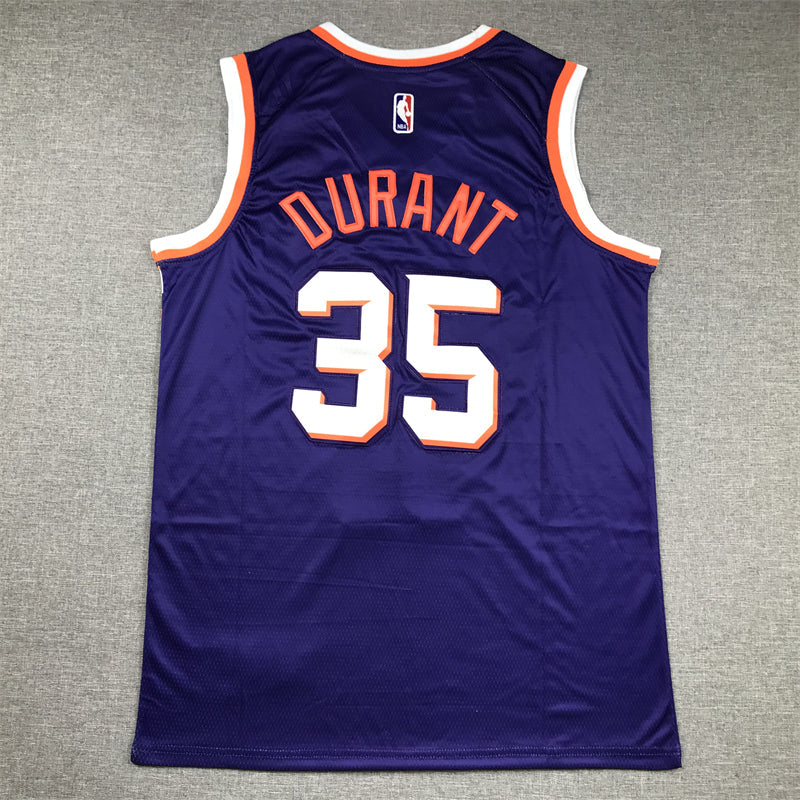 Men's Phoenix Suns Kevin Durant #35 Purple 2023/24 Fast Break Replica Jerseys - Icon Edition