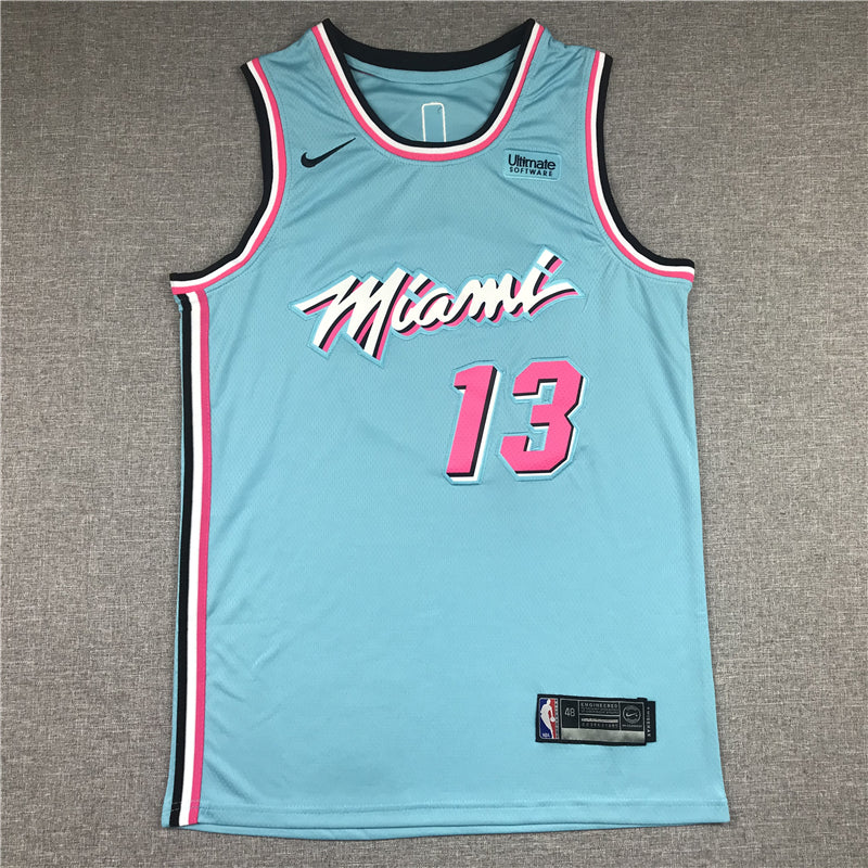 Men's Miami Heat Bam Adebayo #13 Blue Swingman Player Jerseys